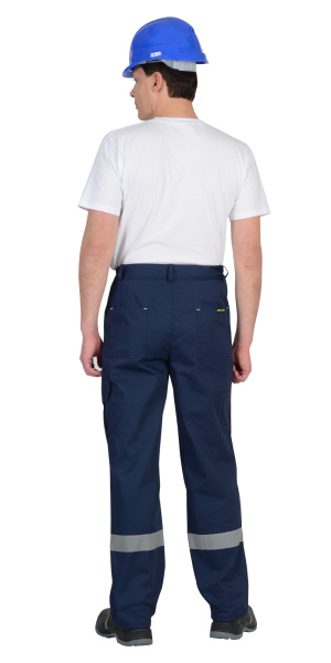 Брюки БОСТОН с СОП (т.синий/василёк)