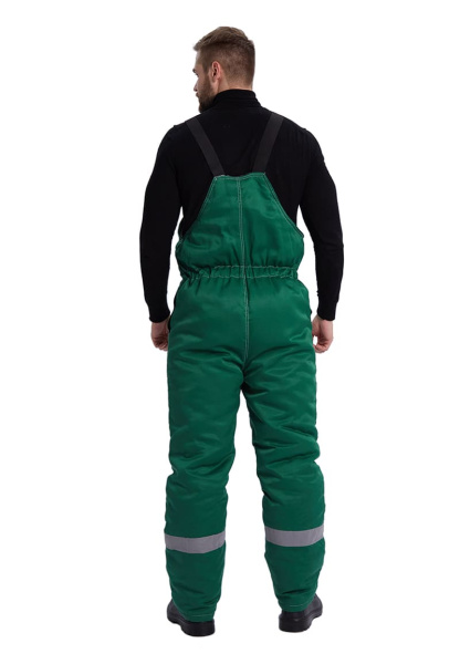 Костюм ВЬЮГА зимний с ПК (т.зелёный/жёлтый)