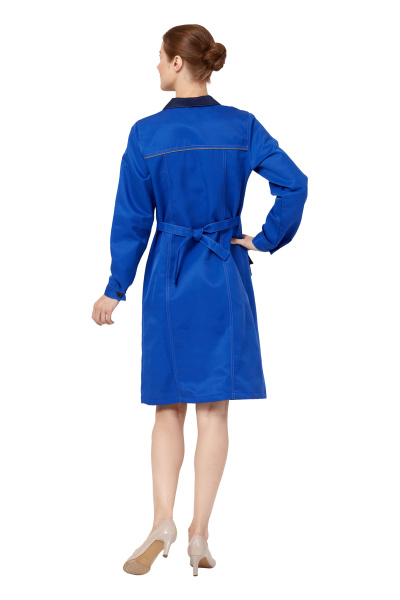 Халат СТРАЙК женский (василек/синий)