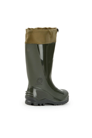 Сапоги ПВХ с надставкой и съемным чулком (зеленый)