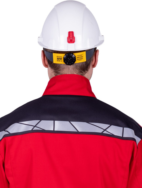 Куртка СТРОНГ (красный/серый)