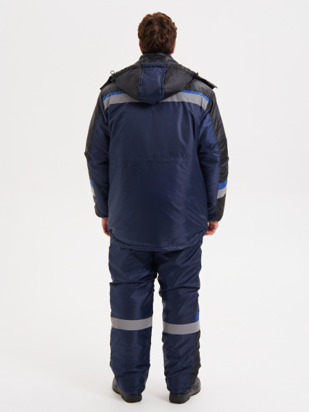 Костюм ГРАДУС зимний с ПК (синий/черный/василек)