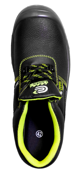 Полуботинки СПЕЦ ПУ/ПУ (черный/салатовый)