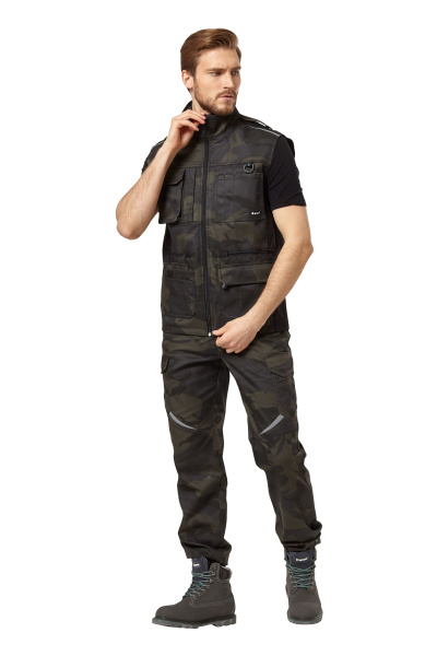 Жилет АКСЕЛЬ (хаки/черный)