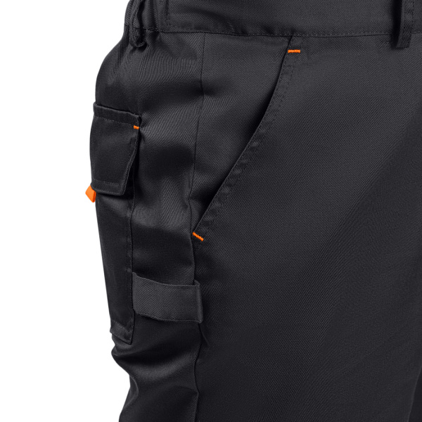 Костюм ЕНИСЕЙ с БР (черный/оранжевый)