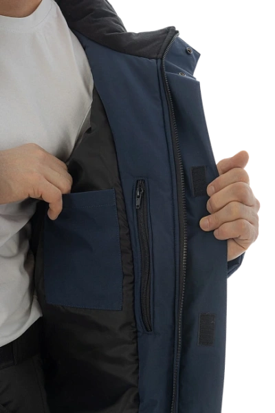 Парка Brodeks KW 204 зимняя (синий)