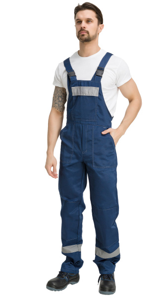 Костюм RONTA KS812 с ПК (т.синий/св.серый)