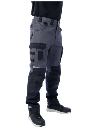Брюки Brodeks KS 302 (серый/черный)
