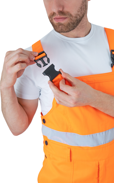 Костюм БРАЙТ сигнальный с ПК (оранжевый/синий)