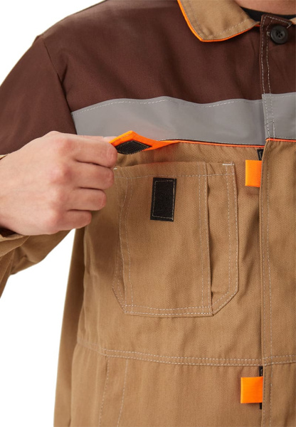 Костюм РОЛЬФ с ПК (бежевый/коричневый)