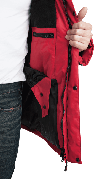 Куртка ДИКСОН зимняя (красный/чёрный)