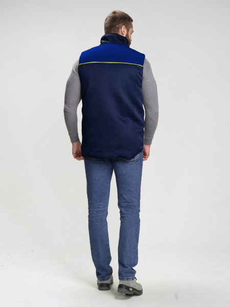 Жилет ФЛОФТ зимний (т.синий/васильковый)