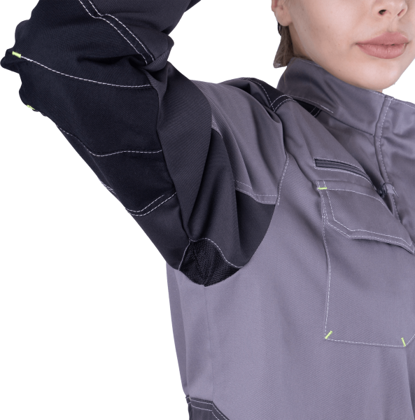 Куртка ЭДВАНС женская (серый/т.серый/черный)