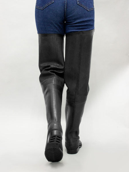 Сапоги рыбацкие резиновые (черный)