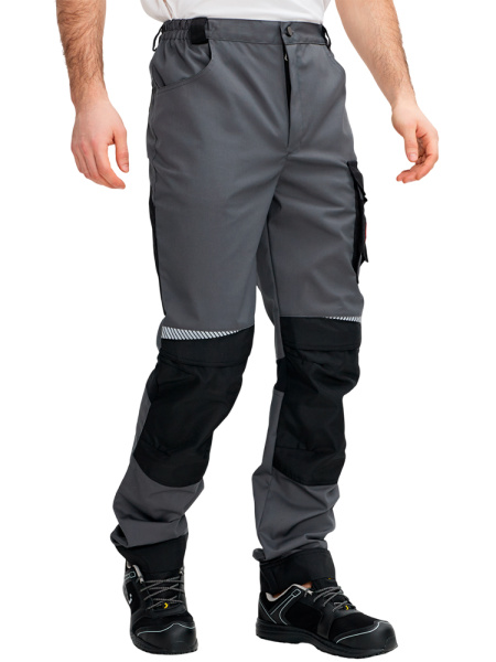 Брюки RONTA BR271 (т.серый/черный)