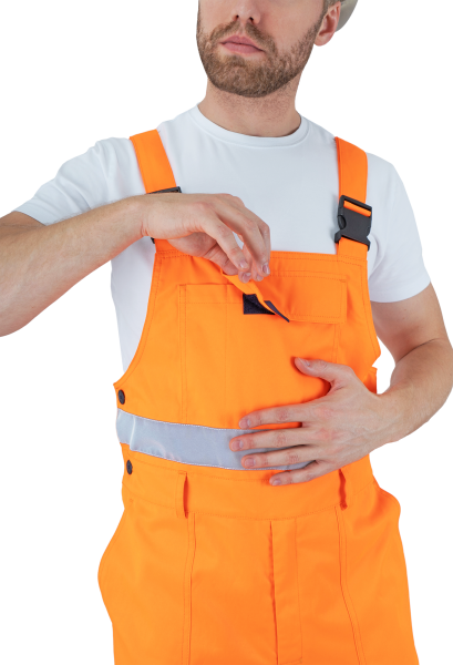 Костюм БРАЙТ сигнальный с ПК (оранжевый/синий)