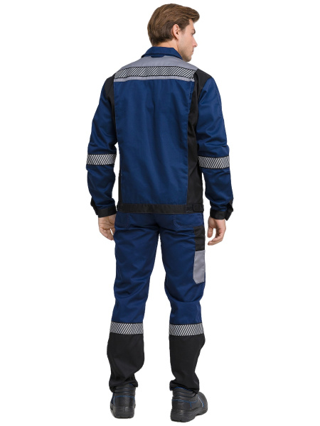 Костюм RONTA KS262 СОП с ПК (т.синий/серый/черный)