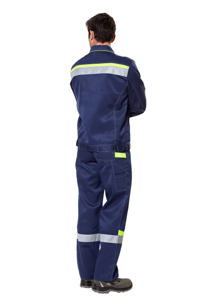 Костюм КОМФОРТ 2 с ПК (т.синий/неоновый)