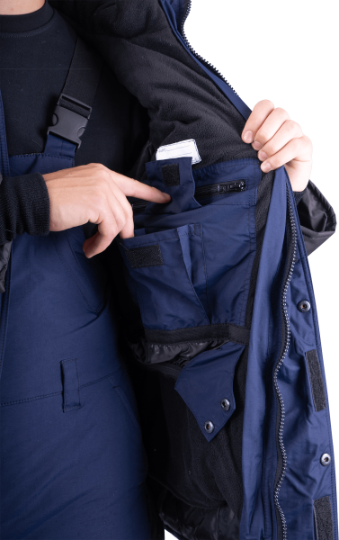 Костюм УРАГАН-УЛЬТРА с ПК зимний (т.синий/черный)