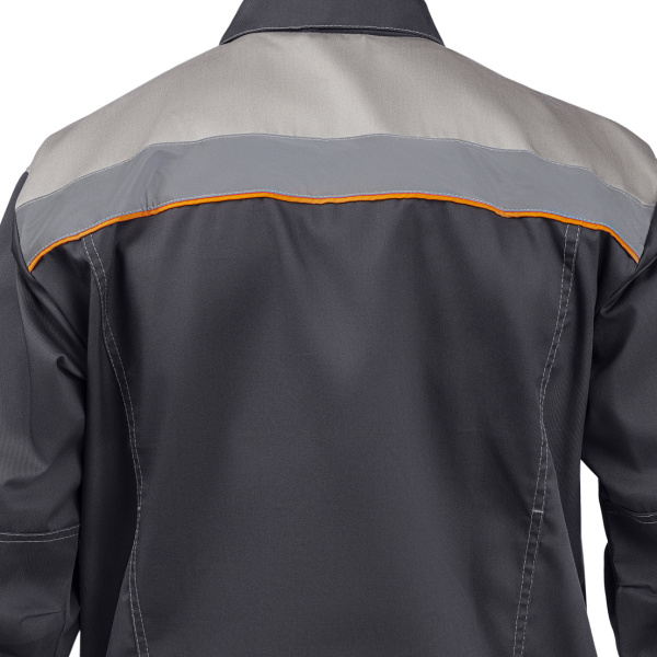 Костюм ДОН с БР (т.серый/св.серый/оранжевый)