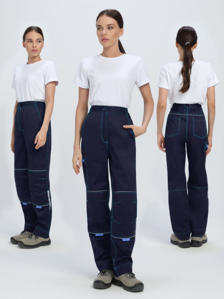 Брюки PROFLINE SPECIALIST женские (т.синий/васильковый)