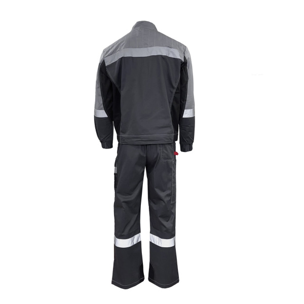 Костюм ФОРМУЛА КОТТОН ФБ1 с БР (т.серый/св.серый/чёрный)