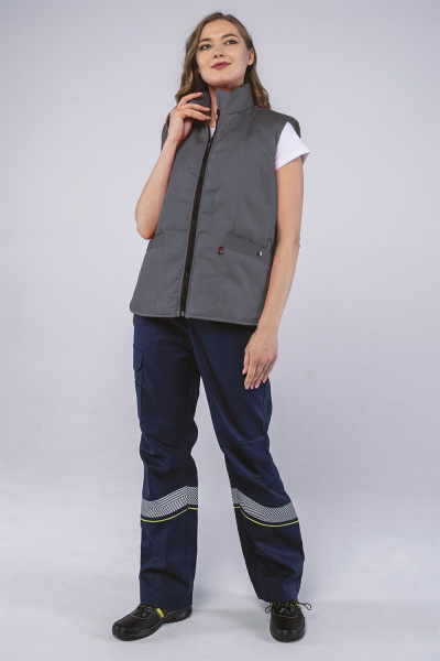 Жилет УНИВЕРСАЛЬНЫЙ зимний (т.серый)