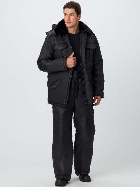 Костюм зимний для Охранника (черный)