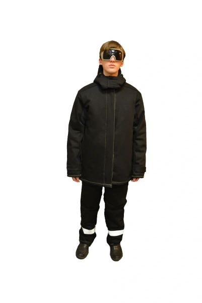 Костюм сварщика ОНИКС СОП 3 кл.защиты зимний с БР (черный)