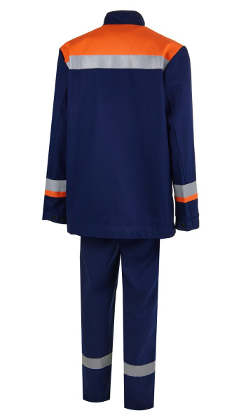 Комплект ЭНЕРГИЯ-А специальный с курткой-накидкой и БР (т.синий/оранжевый)