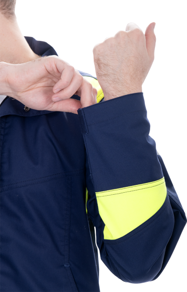 Куртка ACTIVE FLEX / АКТИВ ФЛЕКС (т.синий/флуоресцентный желтый)