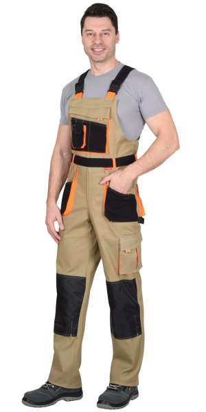 Костюм СИРИУС-МАНХЕТТЕН с ПК (песочный/оранжево-черный)