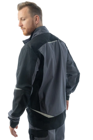 Куртка Brodeks KS 202 C (графит серый/черный)