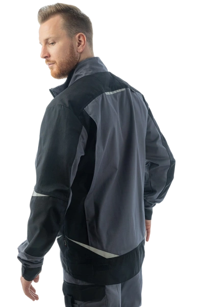 Куртка Brodeks KS 202 C (графит серый/черный)