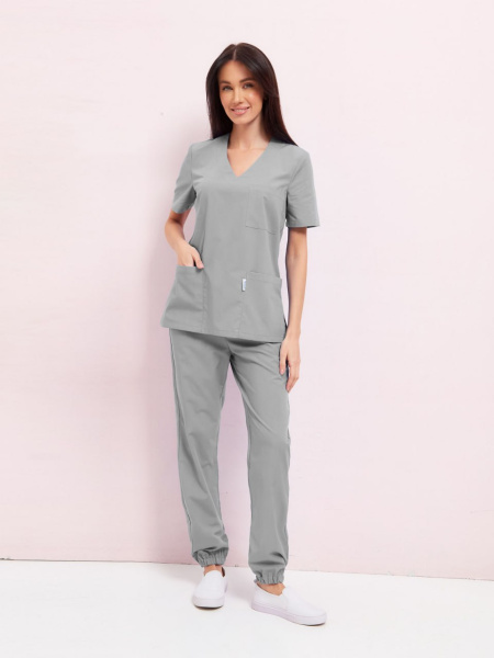 Костюм МАРТА женский с БР (серый)