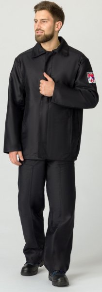 Костюм МОЛЕСКИН с БР с ОП-пропиткой ГОСТ (черный)
