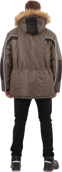 Куртка ДИКСОН зимняя (хаки/чёрный)