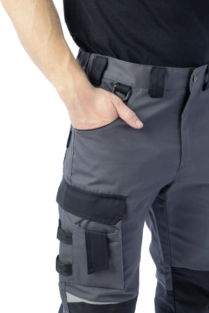 Брюки BRODEKS KS 302 C (графит серый/черный)