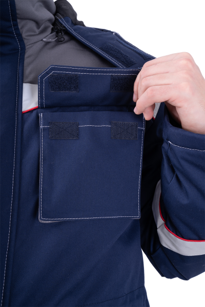 Костюм НАДЫМ зимний (т.синий/серый)