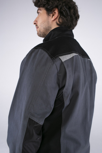 Костюм Милан, брюки, серый/черный