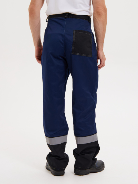 Костюм СИСТЕМА с БР (т.синий/черный/василек)