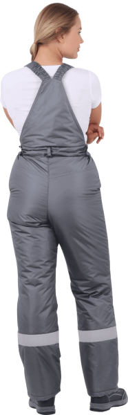 Костюм ГАЛАКТИКА женский зимний с БР (серый/бирюза)