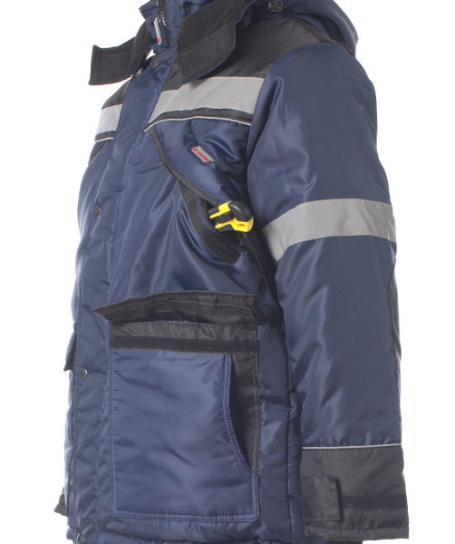 Костюм ПАМИР(ЭЛЬБРУС) зимний с СОП с ПК (т.синий/черный)