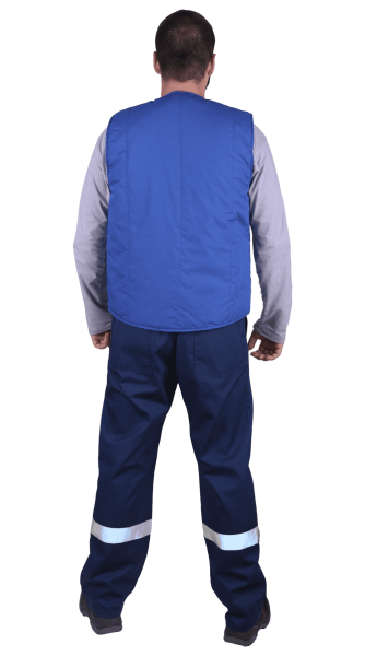 Жилет RONTA JT558 зимний (васильковый)