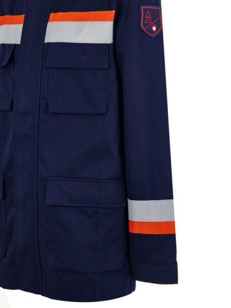 Костюм ЭНЕРГИЯ-Б 35,2 кал. с ПК (т.синий/оранжевый)