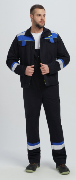 Костюм БОСТОН IMP с ПК (т.синий/васильковый)