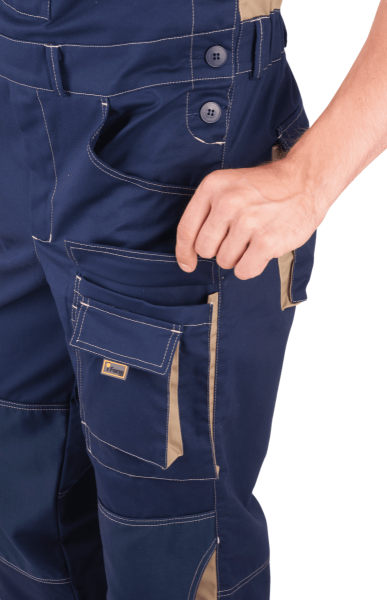 Полукомбинезон ДИДЖИТАЛ НЬЮ (т.синий/бежевый)