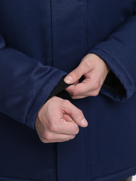 Куртка БРИГАДА NEW зимняя (т.синий/оранжевый)