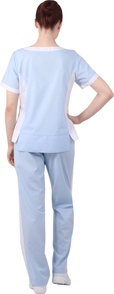 Костюм ГРАЦИЯ женский с БР (голубой/розовый)