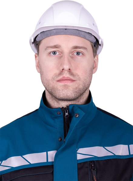 Куртка СТРОНГ (бирюзовый/черный)